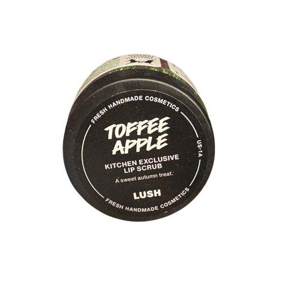 Lush Kitchen Exclusive Toffee Apple Lip Scrub Exfoliating Sugar Shea Butter NWT - Picture 3 of 8
